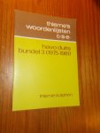 SCHEELE, J., - Thieme's woordenlijsten c.s.e. Havo Duits bundel 3 (1975-1981).