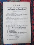 Clignett, Pedro - "'T GROENE BOEKJE" voor den milicien der infanterie te velde