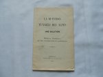THERYC, Charles - La Question des Tunnels des Alpes