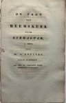 Bogaers, Adriaan - Poetry 1835 | De togt van Heemskerk naar Gibraltar. [Leiden], [D. du Mortier en zoon], [1835], 8°: 177-268 pp.