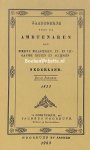 Diversen - Jaarboekje voor de ambtenaren 1833