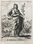 Luyken, Jan. - Original print Spiegel der Sibyllen 1684 I Libische Sibille, Sibylla Libyca, made by Jan Luyken published by Timotheus ten Hoorns, 1 p.