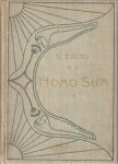 EBERS, GEORG - Homo Sum. Roman EBERS, GEORG - Homo Sum. Roman