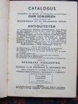  - Catalogus veiling ANTIQUITEITEN EN OUDE SCHILDERIJEN 15 en 16 november 1932