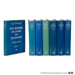 Wentsel, B. - Dogmatiek [ 4 volumes in 7 bindings, complete set ]. 1. Het Woord, De Zoon en de Dienst. 2. De Openbaring, het Verbond en de Apriori's. 3a. God en Mens Verzoend, Godsleer, mensleer en zondeleer. 3b. God en Mens Verzoend, Incarnatie, verzoening...