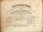 Weber, Carl Maria von: - [Euryanthe. 2. Akte. Nr. 13] Euryanthe. Grosse romantische Oper in 3 Aufzügen. Vollständiger von Componisten verfertigter Clavier-Auszug. No. 13. Duetto: Hinn nimm die Seele mein!