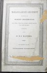Dr. B. F. Matthes. - Makassaarsch geschrift,bevattende de oudste geschiedenis van Gowa, Tallo en eenige andere rijken van Zuid-Celebes