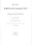 Thuret, M. Gustave - Thuret Études Phycologiques - Analyses D'Algues Marines