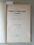 Schultze, Dr. Hermann: - Die Entwicklung der chemischen Industrie in Deutschland seit dem Jahre 1875 :