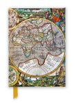  - Pieter van den Keere: Antique Map of the World (Foiled Journal)
