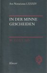 A.L.G.A. Stille - In der minne gescheiden - Rede 1997