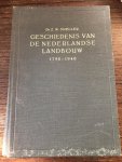 Dr.Z.W. Sneller - Geschiedenis van de Nederlandse landbouw 1795-1940