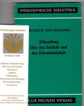 Freiberg, Dietrich von - Abhandlung über den Intellekt und den Erkenntnisinhalt. Übersetzt und mit einer Einleitung herausgegeben von Burkhard Mojsisch.