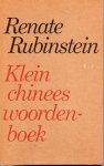 Rubinstein - Klein chinees woordenboek