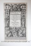  - [Antique title page, 1591] ANNALES ECCLESIASTICI, published 1591, 1 p.