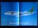 Poster [getekende] - Transavia Boeing 737/200C [dubbel A-4]