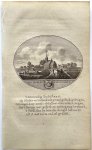Van Ollefen, L./De Nederlandse stad- en dorpsbeschrijver (1749-1816). - [Original city view, antique print] 't Dorp Kudelstaart, engraving made by Anna Catharina Brouwer, 1 p.