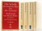 BUBER, M., ROSENZWEIG, F. - Die Schrift. Verdeutscht von M. Buber gemeinsam mit F. Rosenzweig. Complete in 4 volumes.