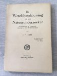 J.P. Lotsy - De wereldbeschouwing van een natuuronderzoeker, in verband met de voorgestelde wijziging van Art.192 der grondwet