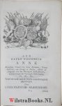 Krayenhoff, Louis François - Korte Historise en Geographise Beschryving des Aerd-Kloots, tot Gebruyk van Haere Doorlugtige Hoogheid Carolina, Princesse van Orange en Nassau, &c. &c. &c. Uyt de voornaemste oude en nieuwe Schryvers te zamen getrokken, in deeze order gebragt...