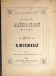 Danbé, J.: - Marche Brésilienne de J. Danbé. Pour piano par G. Micheuz