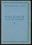 Vermeer, H.J. - Rotterdamsche Lloyd - Selamat Djalan, populaire handleiding voor de Maleische taal in de praktijk