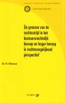 P.A. Willemsen - De grenzen van de rechtsstrijd in het bestuursrechtelijk beroep en hoger beroep in rechtsvergelijkend perspectief Diss
