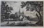 Roelant Roghman (1627-1692) - Antique print, etching | Rijsbergen/St. Willibrord kerk in Klein-Zundert, ca. 1650, 1 p.