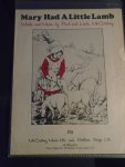 Mc. Cartney, Paul and Linda. Words and music. - Mary had a little lamb