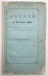 J.W. Staats Evers - Arnhem in November 1813 - Naar de berigten van tijdgenooten en uit onuitgegeven bronnen geschetst