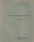 BOESTERD, MARIA H.P. DEN - Roman bronze vessels from rivers.