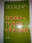 Runia, K - Eigentijdse vragen