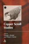George J. Brooke, Philip R. Davies - Copper Scroll Studies