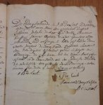 Henricus Mertens, notaris - Goedenisse van drij Perceelen