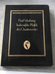 Paul Schubring - Handbuch der kunstwissenschaft; Italienische Plastik des Quattrocento