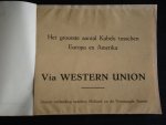  - Oud opdrachtenblokje The Western Union Telegraph Company