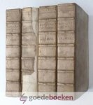 Goeree, Wilhelmus - Mosaize Historie der Hebreeuwse Kerke, set 4 delen compleet --- Zoo als dezelve was in de Stam-Huyzen der H. Vaderen des Ouden Verbonds, Voor en Onder de Belofte. En in alle die Plegtelijke Toebereydzelen van het Dienstbaar Jerusalem. Door wel...