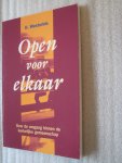 Westerink, H. - Open voor elkaar / Over de omgang binnen de kerkelijke gemeenschap Westerink, H. - Open voor elkaar / Over de omgang binnen de kerkelijke gemeenschap