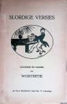 Loeb, Wouter - Slordige versjes: woorden en muziek van Woutertje
