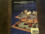 Cut & Assemble - Parer Dollhouse Furniture / A Full-Color Antique Toy