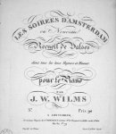 Wilms, Johann Wilhelm: - Les soirées d`Amsterdam ou Nouveau recueil de valses dans tous les tons majeurs en mineurs pour le piano. No. [1 & 2?]