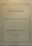 Adriaan Maarten Marie Montijn - Gedenkboek der Nieuwe of Litteraire Sociëteit te 's-Gravenhage