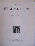 Dr. P.H. Ritter - Ethische Fragmenten- vijfde druk - 1905