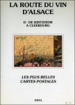 collectif - route du vin d'alsace, les plus belles cartes postales  2 Volumes.