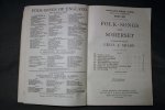 Sharp, Cecil J. - Rare -Folk-Songs from Somerset, Sets 1-9 - Folk-Song Carols - Ballads - Pulling Chanteys - Capstan Chanteys (3 foto's)