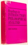 HOSPERS, J., (ED.) - Readings in introductory philosophical analysis.