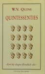 QUINE, W.V. - Quintessenties. Een bij vlagen filosofisch abc. Vertaald door E. Dabekaussen, B. de Lange en T. Maters.