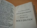 Lodensteyn, J. van - J. van Lodensteyns Uytspanningen behelzende eenige stigtelyke liederen en andere gedigten verdeeld in vier deelen met een aanhangsel