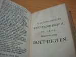 Lodensteyn, J. van - J. van Lodensteyns Uytspanningen behelzende eenige stigtelyke liederen en andere gedigten verdeeld in vier deelen met een aanhangsel