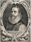 Passe, Crispijn van de I (1564-1637) - Antique Engraving ca 1635 - Bust portrait of Hugo de Groot (Grotius) - C. Van de Passe, published around 1635, 1 p.